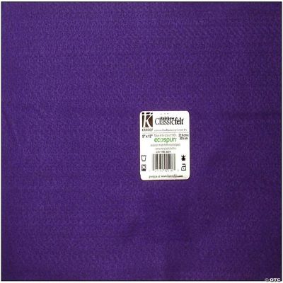 Kunin Classic Felt Sheets - 9 x 12 in. - Purple