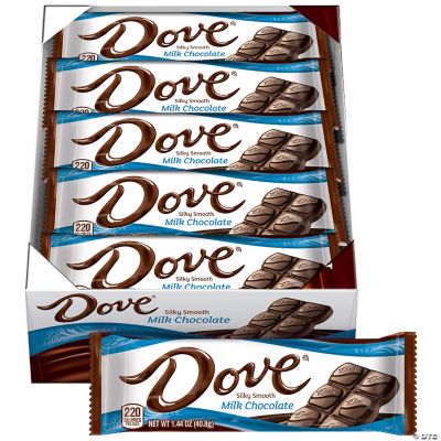 DOVE Full Size Milk Chocolate Bars, 1.44 oz, 18 Count Oriental Trading