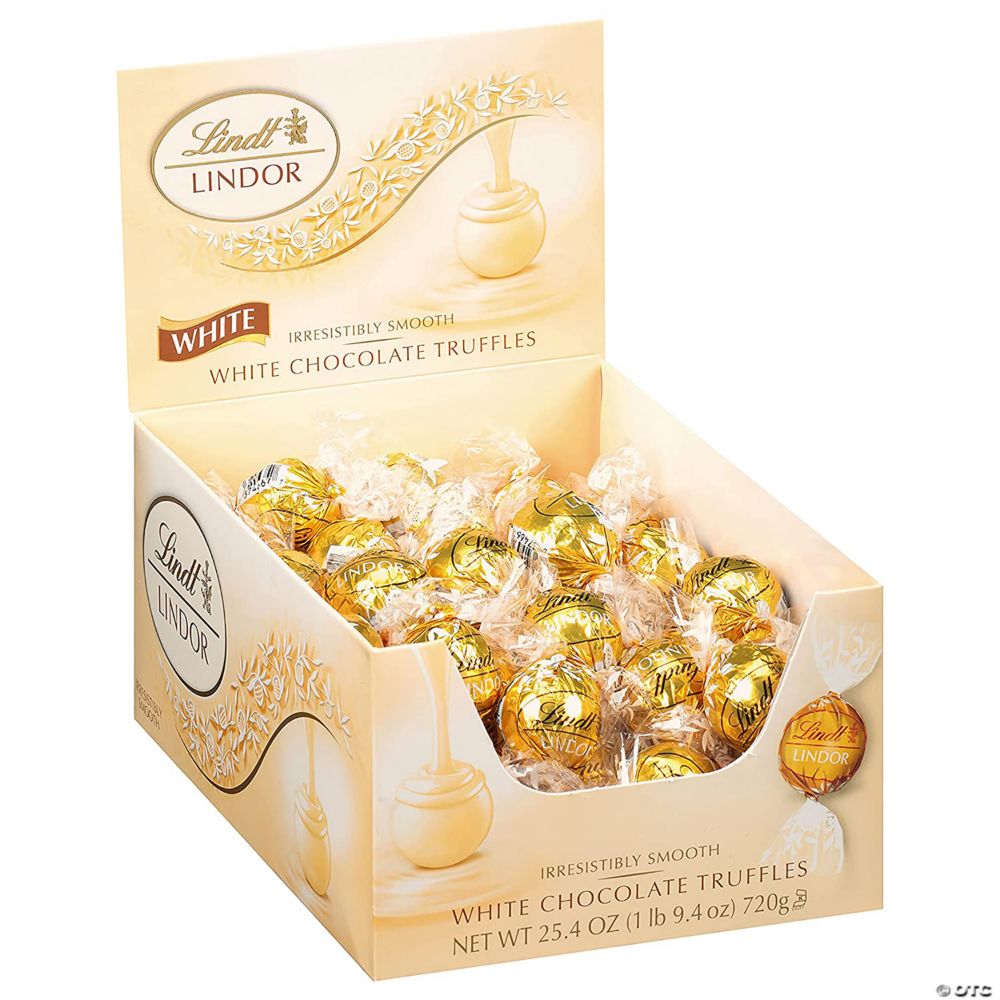 Lindt Truffles White Chocolate, 60 Count