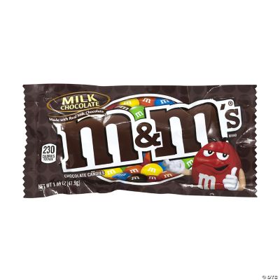M & M Milk Chocolate 1.69oz Bag or 36 Count Box