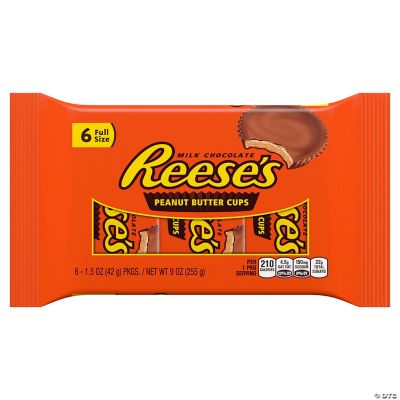 REESE'S Full Size Peanut Butter Cup 6-Pack, 9 oz, 2 Pack