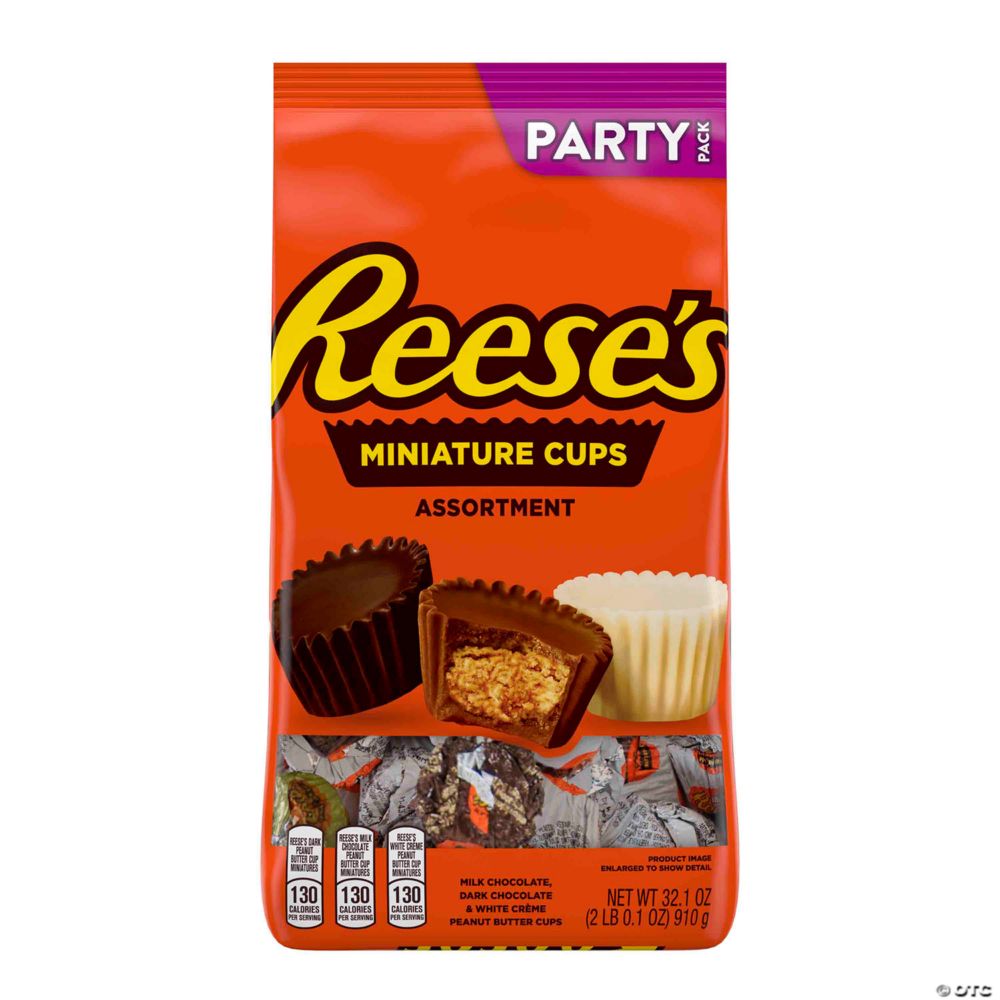 REESES Peanut Butter Cups Miniatures Candy Assortment, 32.1 oz From MindWare
