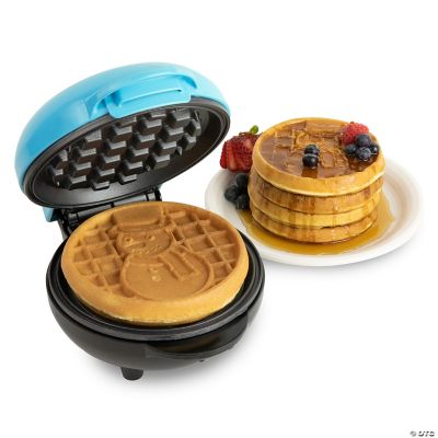 Nostalgia Mini Waffle Maker, Teal