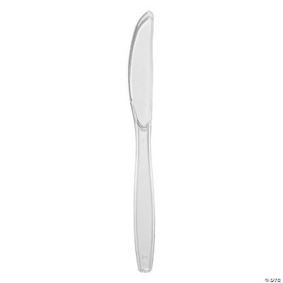 Clear Plastic Disposable Knives (600 Knives) Oriental Trading