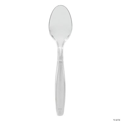 Clear Plastic Disposable Spoons (1000 Spoons)