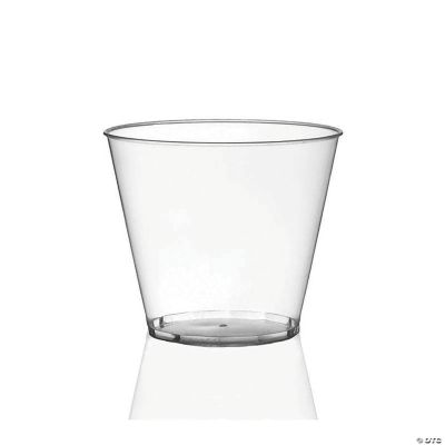 9 Oz Translucent Plastic Cups Disposable Drinkware for Parties & Events 