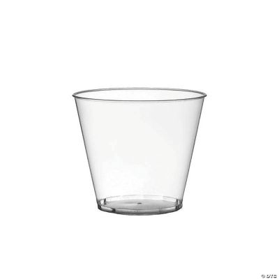 5 oz. Crystal Clear Plastic Disposable Party Cups (240 Cups) Oriental