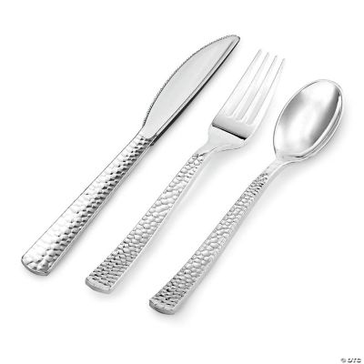 3000 Pc. White Disposable Plastic Cutlery Set - Spoons, Forks and