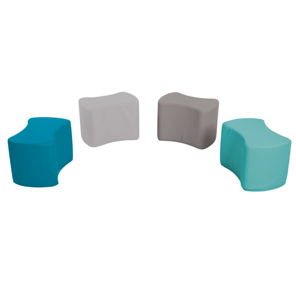 SoftScape Butterfly Seating Set 12" Height, 4-Piece - Contemporary From MindWare