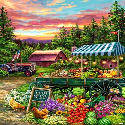 Springbok The Fruit Stand 500 Piece Jigsaw Puzzle Oriental Trading