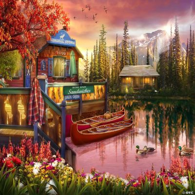 Springbok Lakeshore Serenity 1000 Piece Jigsaw Puzzle Oriental Trading