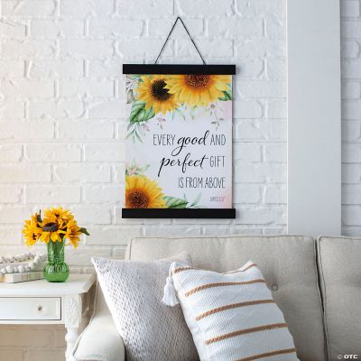 Religious Sunflower Blessings Wall Sign | Oriental Trading