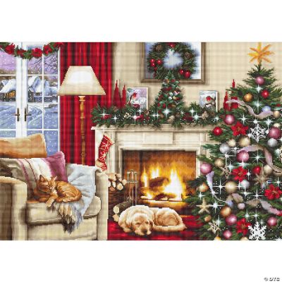 Crafting Spark Christmas Ornaments 116CS Counted Cross-Stitch Kit