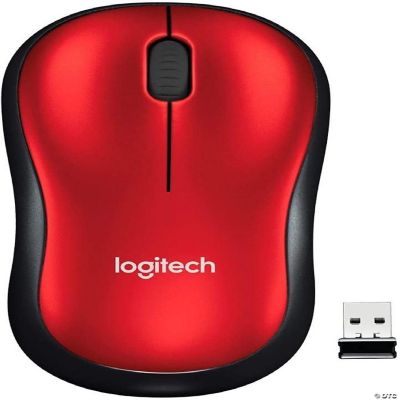 Souris Logitech Wireless Mouse M185 Rouge