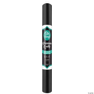 PA Permanent Adhesive Vinyl 12 x 36 in. Foil Gunmetal