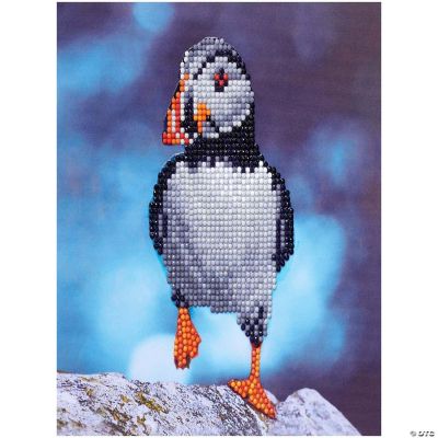 Diamond Art Kit 8x8 Beginner Puffin