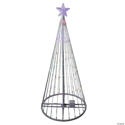 Outdoor Lighted Christmas Tree Cone