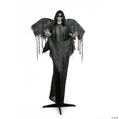 National Tree Company 63 in. Animated Halloween Grim Reaper, Sound ...