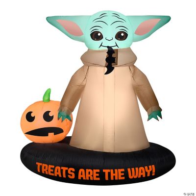 National Tree Company 78 in. Inflatable Halloween Mandalorian ...