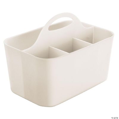 mDesign Plastic Shower Caddy Storage Organizer Basket with Handle