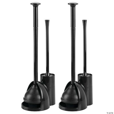 mdesign-hidden-plunger-and-brush-set-for-toilet-bowl-2-pack-black