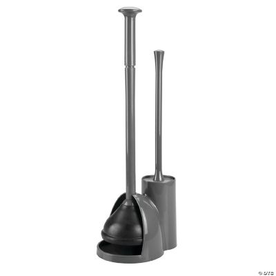 mdesign-hidden-plunger-and-brush-set-for-toilet-bowl-charcoal-gray