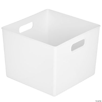 mDesign Plastic Kitchen Pantry Storage Organizer Bin Basket with