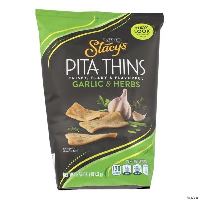 Stacy's Pita Chips Perfectly Thymed Pita Crisps Case of 8 6.75 oz.