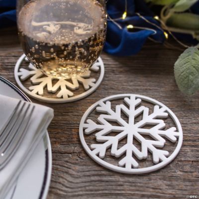 Snowflake Winter Coasters – Martin Up North