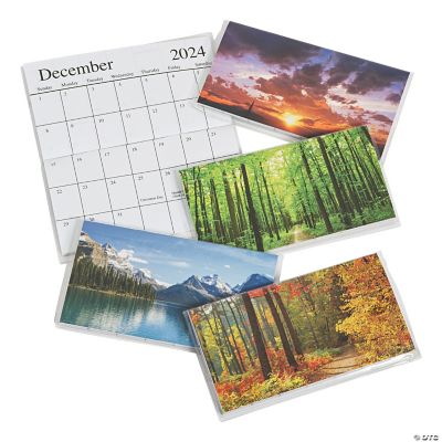 2024 2025 Nature Pocket Calendars 12 Pc. Discontinued