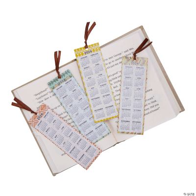 2024 Calendar Bookmarks 12 Pc. Discontinued
