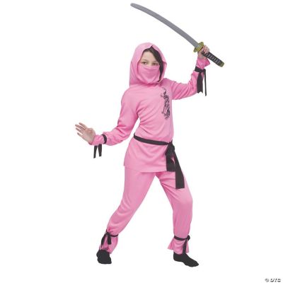 Girl's Pink Ninja Costume | Oriental Trading