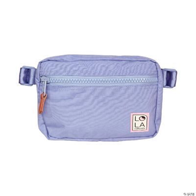 Fanny Pack- Indigo & Cream Woven Racing Stripes – LOLA