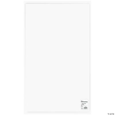 Photo Mat Board Uncut 14 x 18 in. White Core White 3 pc.