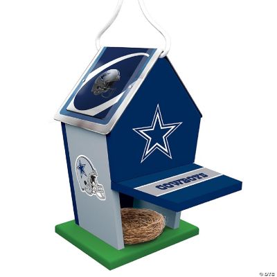 Team Sports America Dallas Cowboys 8.13-in H Blue Resin Variety Decorative  Bird House in the Bird Houses department at