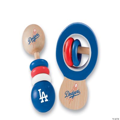 Los Angeles Dodgers LA Logo Round Engraved and Hand Painted 