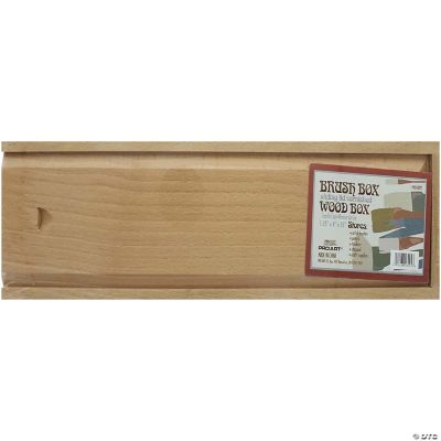 Pro Art Organizer Wood Brush Box 15x4x1.25