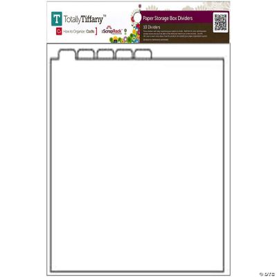 Totally Tiffany Paper Storage Box Divider 10 pc