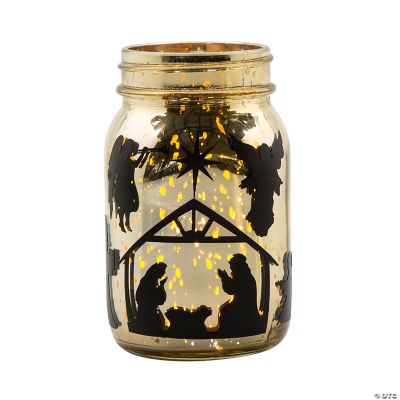 Nativity Scene Gold Jars Kit Oriental Trading