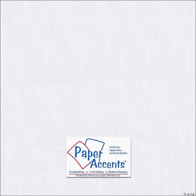 Pearlescent White cardstock - 12 x 12 inch - 105Lb cover - 10 Sheets -  clear Path Paper on OnBuy