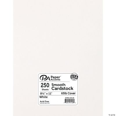 Paper Accents™ White Card Stock - 25 Sheets, 8.5 x 11 in - Ralphs