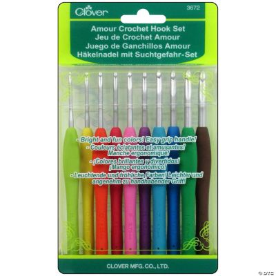 Clover Crochet Hook Amour Set 10pc
