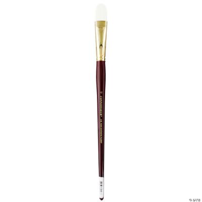 Connoisseur Pure Synthetic Bristle Brush Long Handle Filbert 12