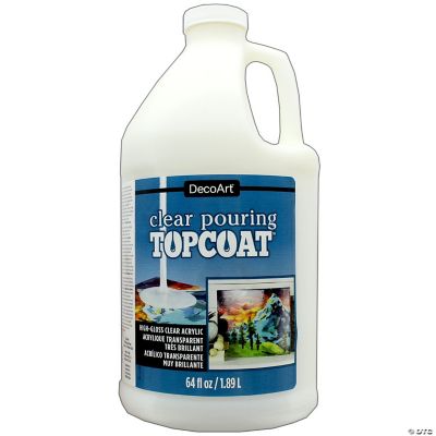 DecoArt Medium Clear Pouring Topcoat 64oz Oriental Trading