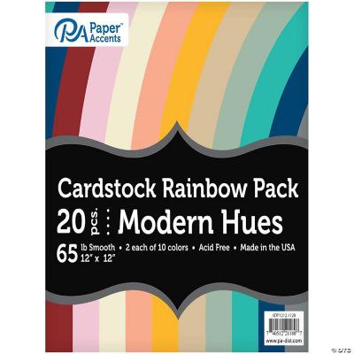 PA Variety Pk 12x12 Rainbow 65lb Modern Hues 20pc (3 set) | Oriental ...