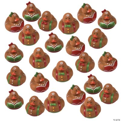 Bulk 120 Pc. Gingerbread Rubber Ducks | Oriental Trading