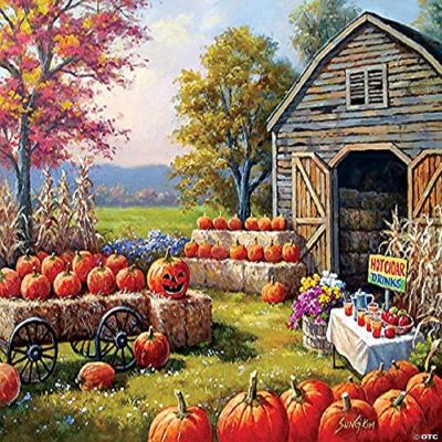 Sunsout Pumpkins for Sale 1000 pc Jigsaw Puzzle | Oriental Trading