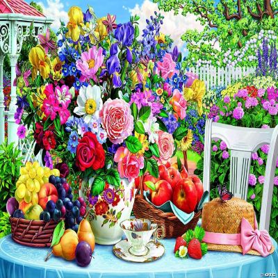 Sunsout Summer Still Life 1000 pc Jigsaw Puzzle | Oriental Trading