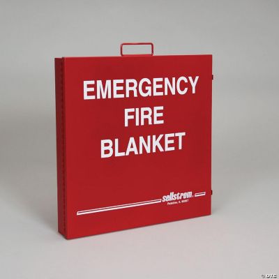 Carolina Biological Supply Company Fire Blanket in Metal Case