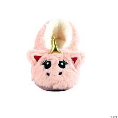 shea-butter-animal-slippers-non-skid-fuzzy-unicorn-pink-s-m-by-minxny